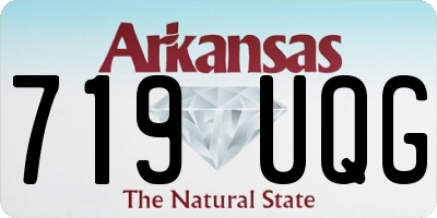 AR license plate 719UQG