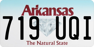 AR license plate 719UQI