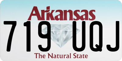 AR license plate 719UQJ