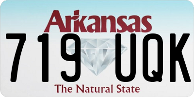 AR license plate 719UQK