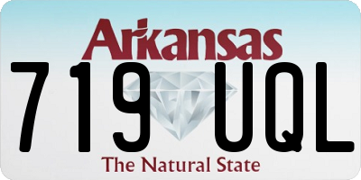 AR license plate 719UQL