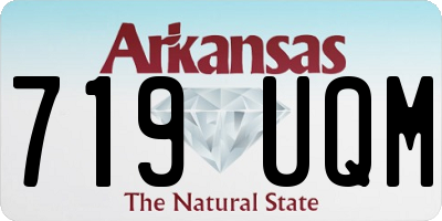 AR license plate 719UQM