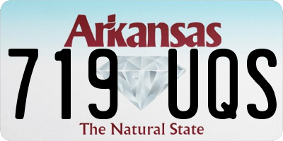 AR license plate 719UQS