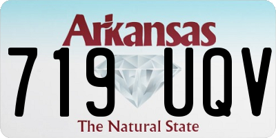 AR license plate 719UQV