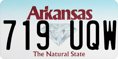 AR license plate 719UQW