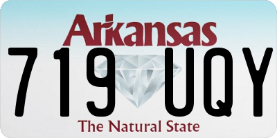 AR license plate 719UQY