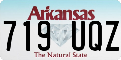 AR license plate 719UQZ