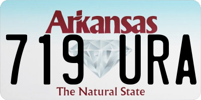 AR license plate 719URA