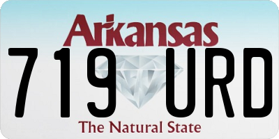 AR license plate 719URD