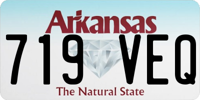 AR license plate 719VEQ