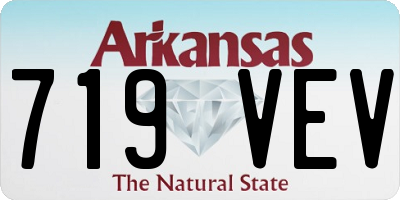 AR license plate 719VEV