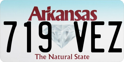 AR license plate 719VEZ