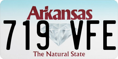 AR license plate 719VFE