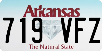 AR license plate 719VFZ