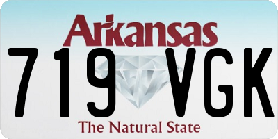 AR license plate 719VGK