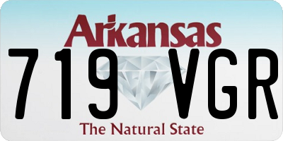 AR license plate 719VGR