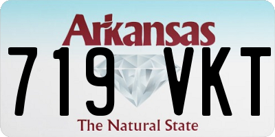AR license plate 719VKT