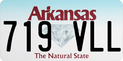 AR license plate 719VLL