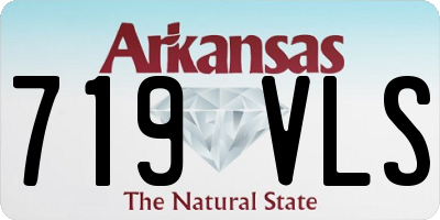 AR license plate 719VLS