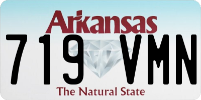 AR license plate 719VMN