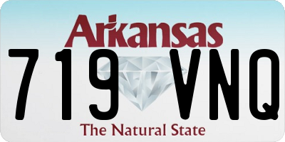 AR license plate 719VNQ