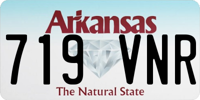 AR license plate 719VNR