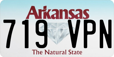 AR license plate 719VPN