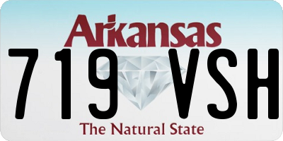 AR license plate 719VSH