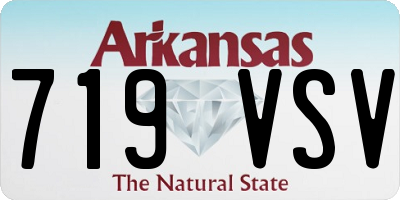 AR license plate 719VSV