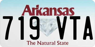 AR license plate 719VTA