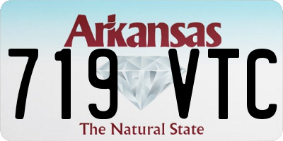 AR license plate 719VTC
