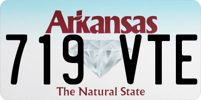 AR license plate 719VTE