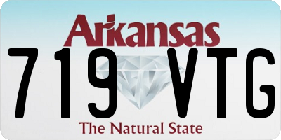 AR license plate 719VTG