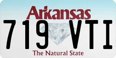 AR license plate 719VTI