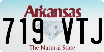 AR license plate 719VTJ