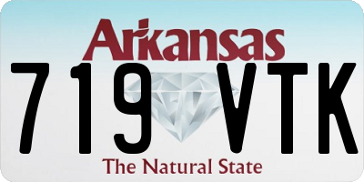 AR license plate 719VTK