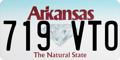 AR license plate 719VTO