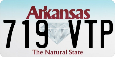 AR license plate 719VTP