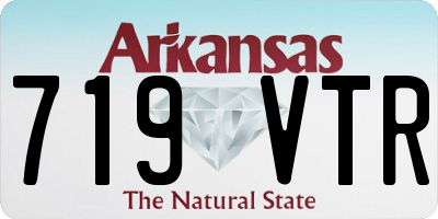 AR license plate 719VTR