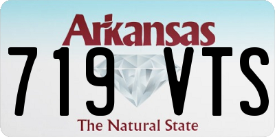 AR license plate 719VTS