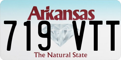 AR license plate 719VTT