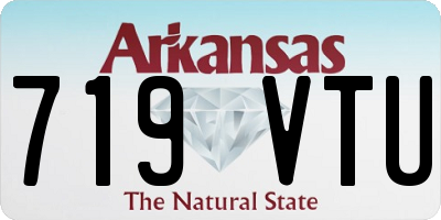 AR license plate 719VTU