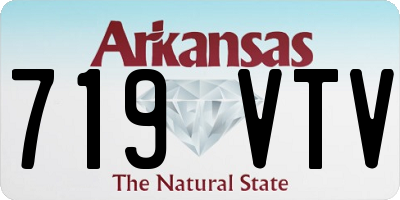 AR license plate 719VTV