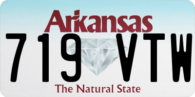 AR license plate 719VTW