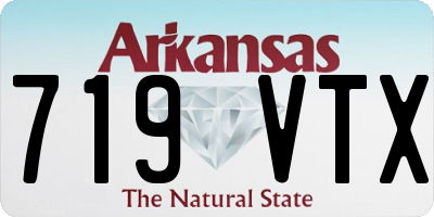 AR license plate 719VTX