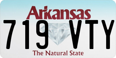 AR license plate 719VTY