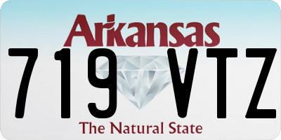 AR license plate 719VTZ