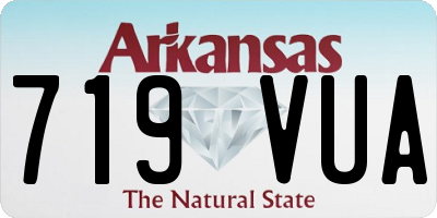 AR license plate 719VUA