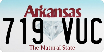 AR license plate 719VUC