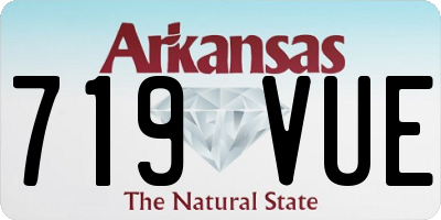 AR license plate 719VUE